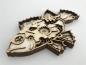 Preview: Steampunk Fisch als Mandala Wandbild - Seitenasicht